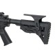 Sleek Buttstock w/ Cheek Rest for M4/M16 - Black [Big Dragon]